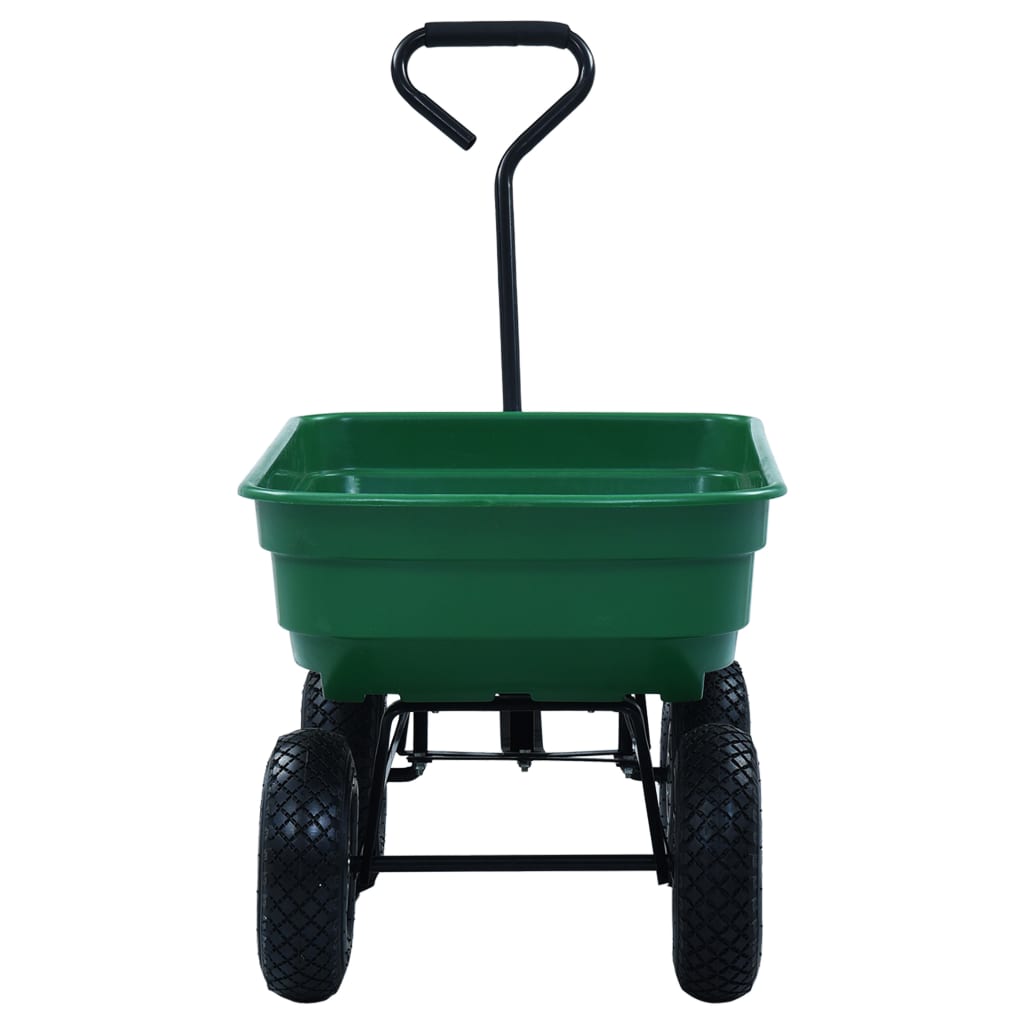 zöld kerti kézikocsi 300 kg 75 liter