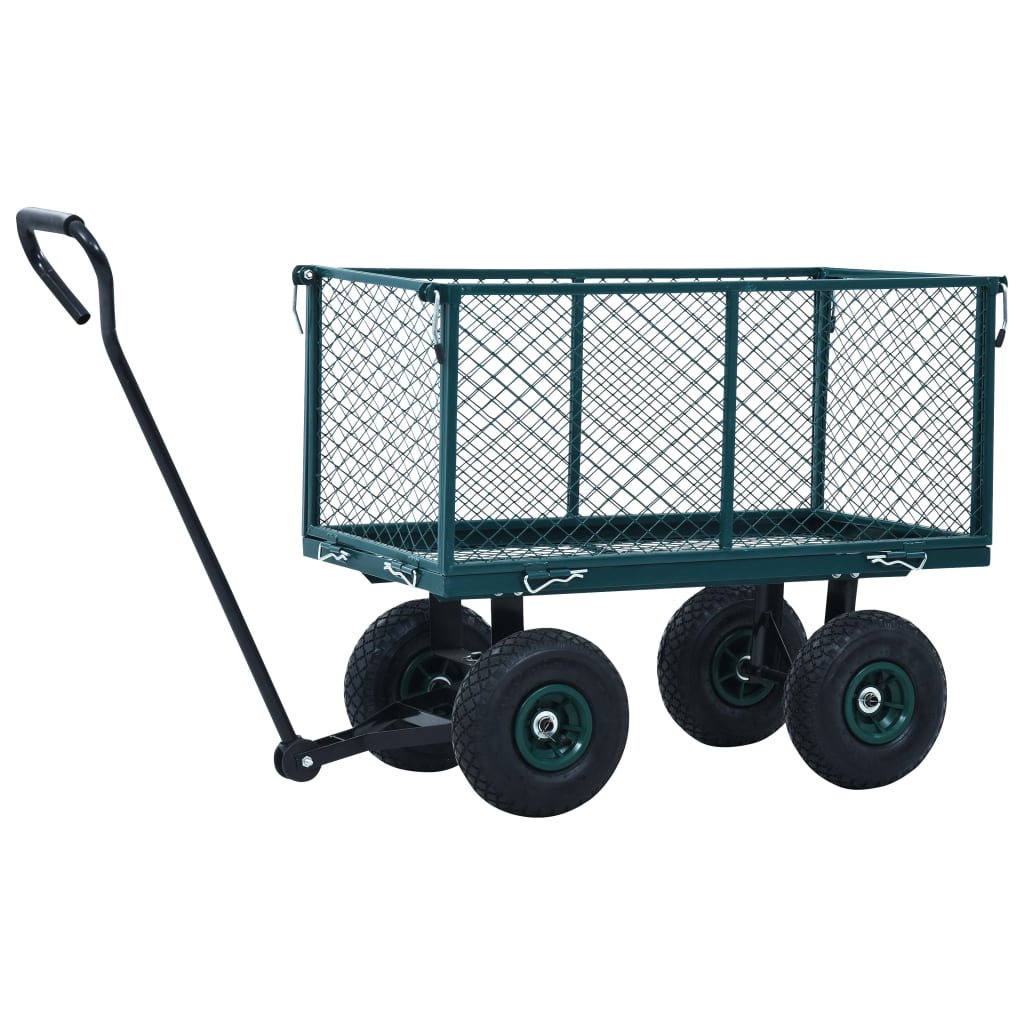 zöld kerti kézikocsi 350 kg