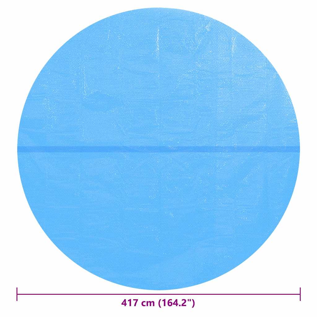 kék polietilén medencetakaró 417 cm
