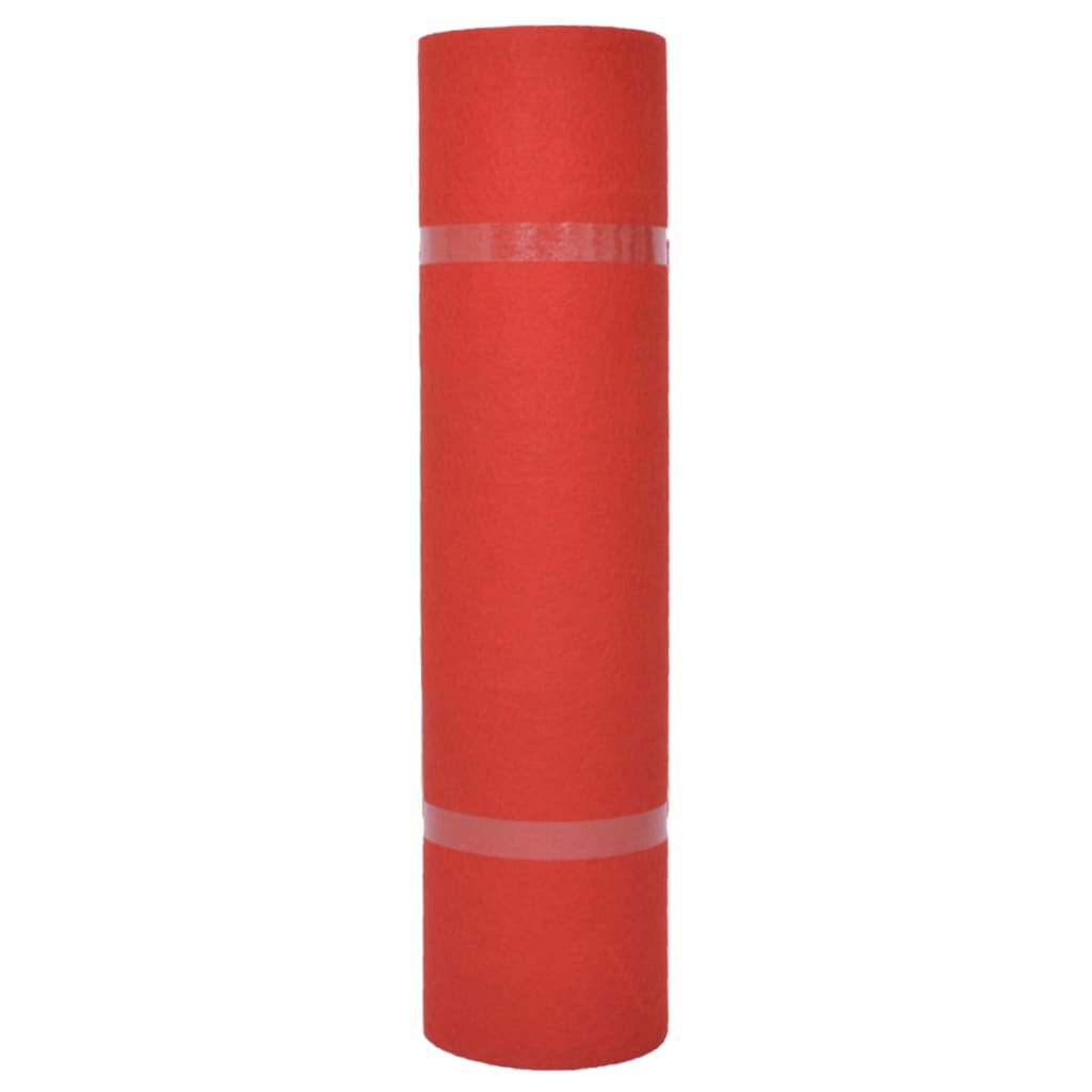 piros sima felületű kiállítási szőnyeg 1,2 x 12 m