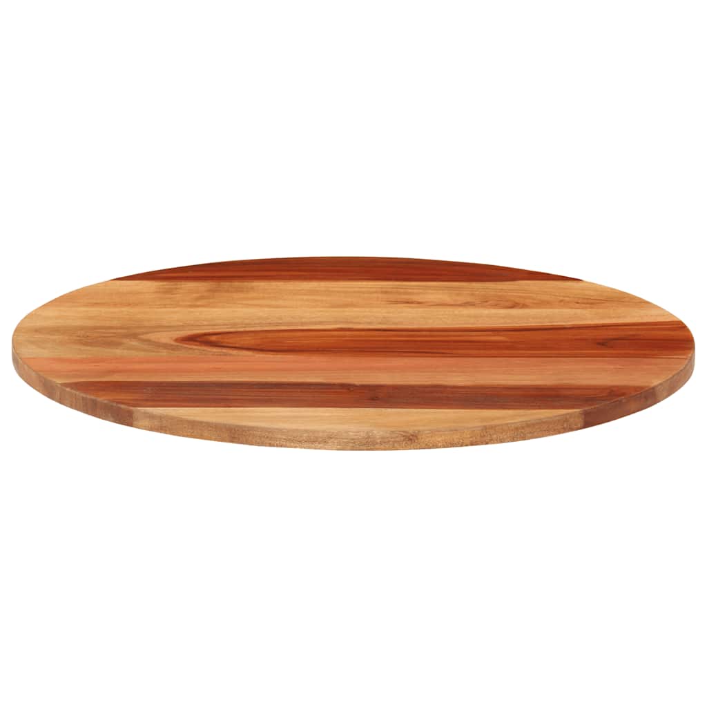 kerek tömör akácfa asztallap 15-16 mm 40 cm