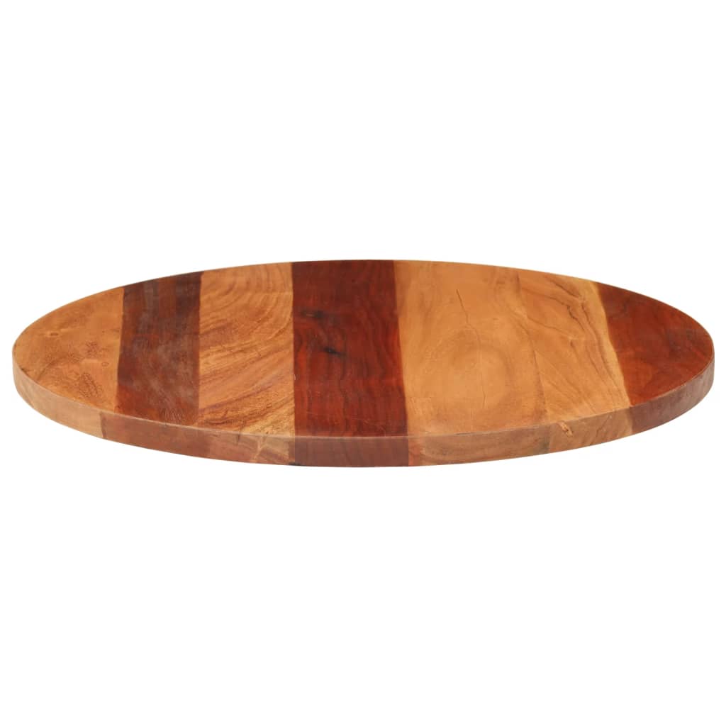 kerek tömör akácfa asztallap 25-27 mm 50 cm