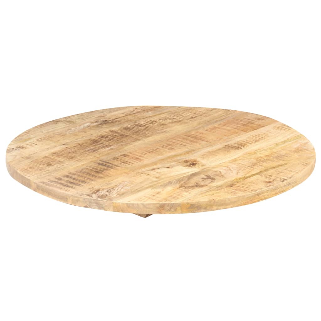 kerek tömör mangófa asztallap 25-27 mm 50 cm