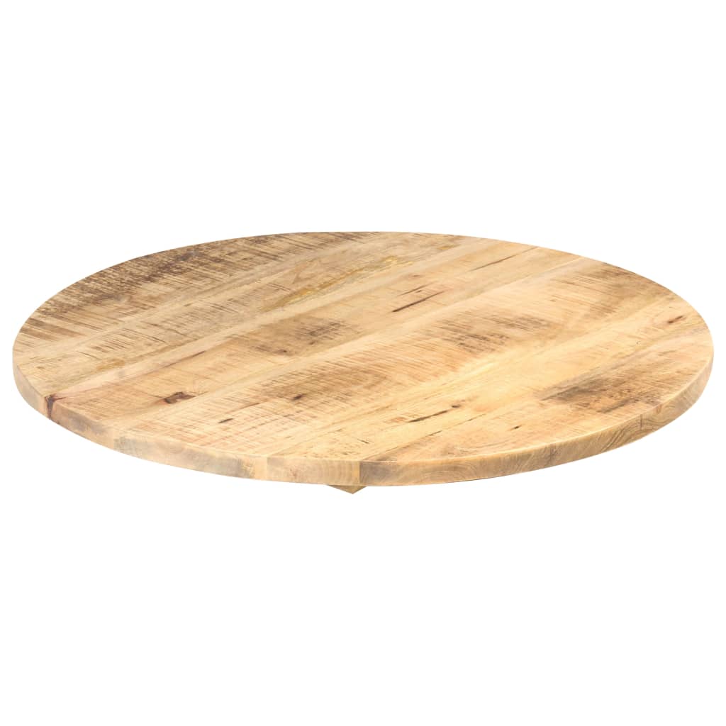 kerek tömör mangófa asztallap 25-27 mm 50 cm