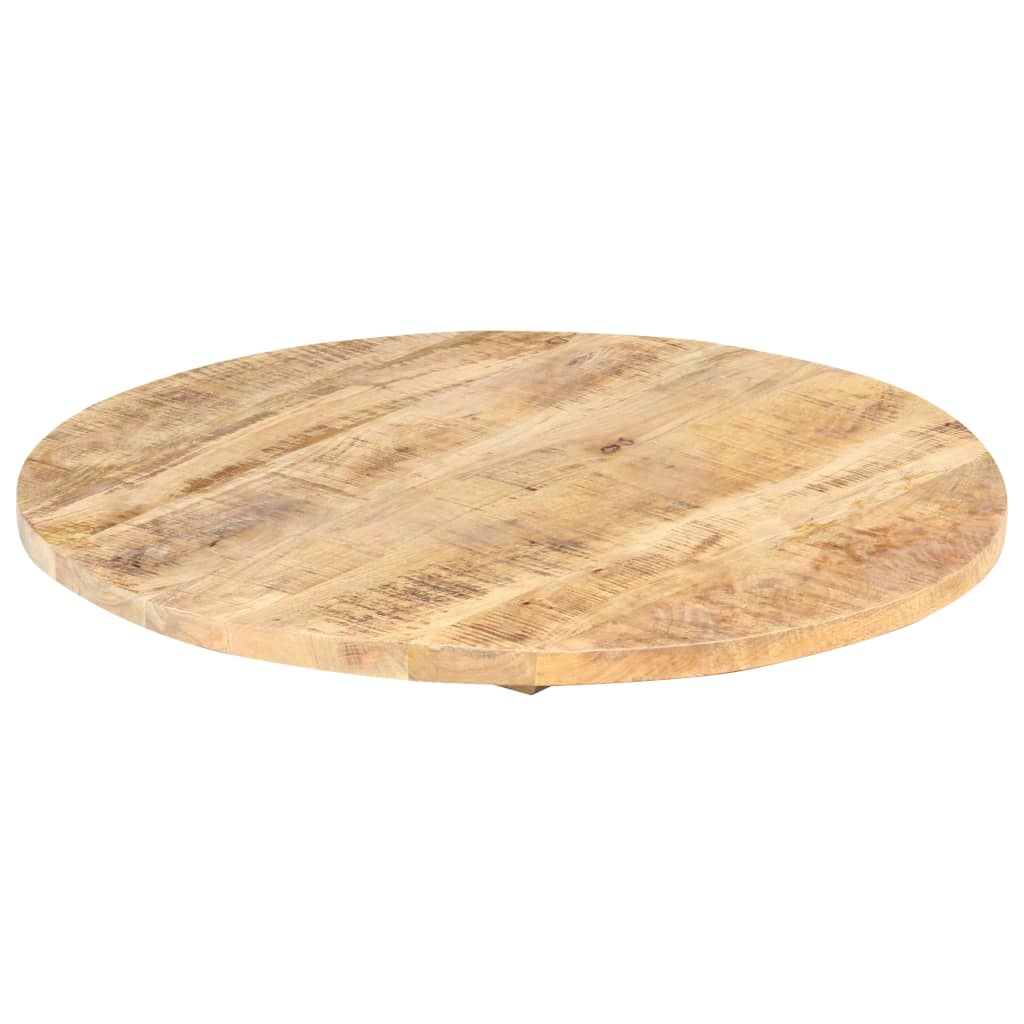 kerek tömör mangófa asztallap 25-27 mm 60 cm