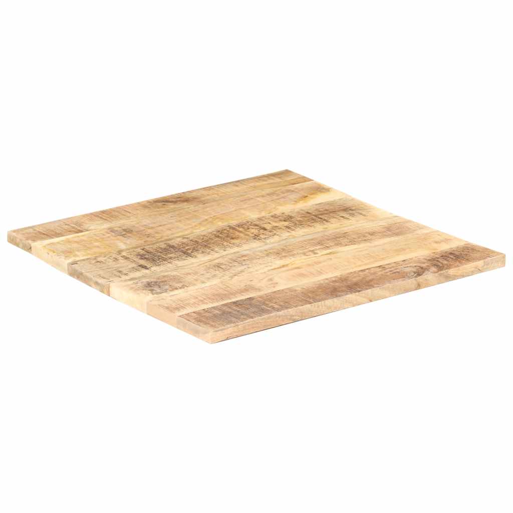 tömör mangófa asztallap 25-27 mm 70 x 70 cm