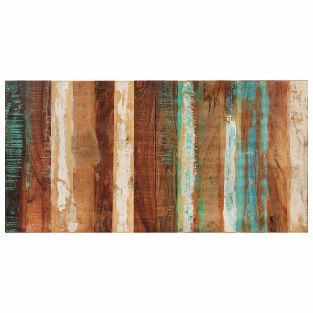 téglalap alakú újrahasznosított fa asztallap 60x120 cm 25-27 mm