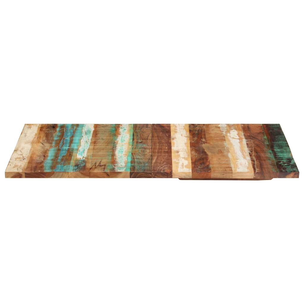 téglalap alakú újrahasznosított fa asztallap 60x120 cm 25-27 mm