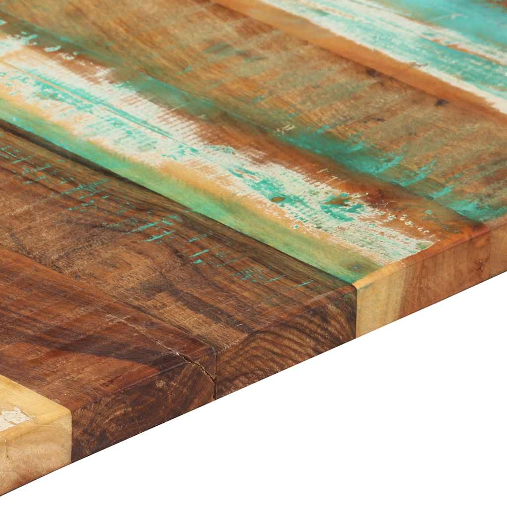 téglalap alakú újrahasznosított fa asztallap 60x120 cm 25-27 mm