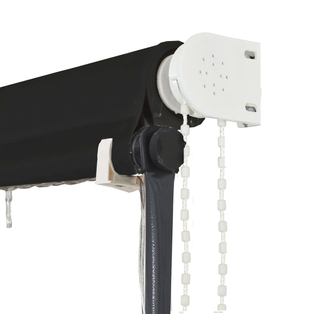 feltekerhető antracitszürke napellenző LED-del 300 x 150 cm