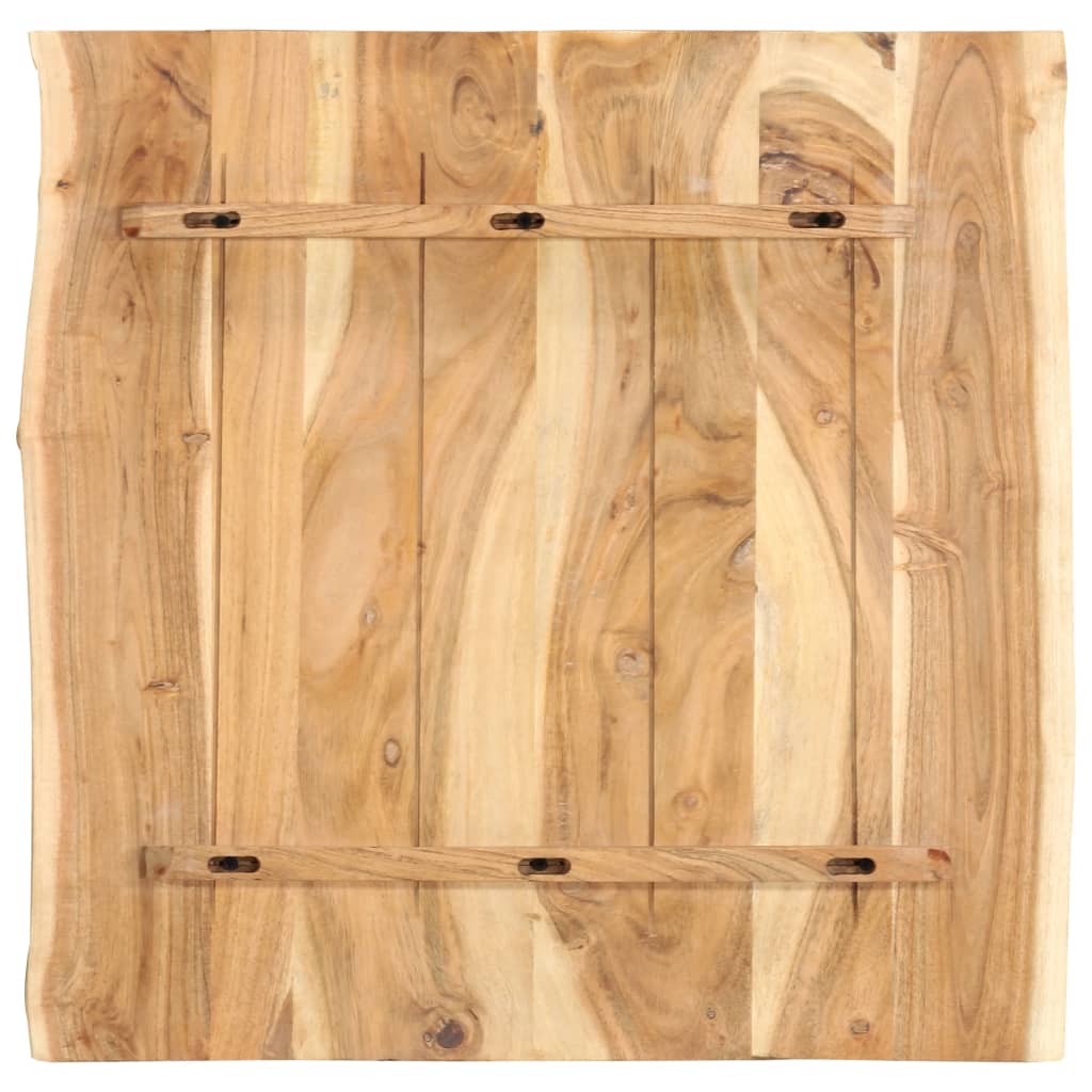 tömör akácfa asztallap 58 x (50-60) x 2,5 cm