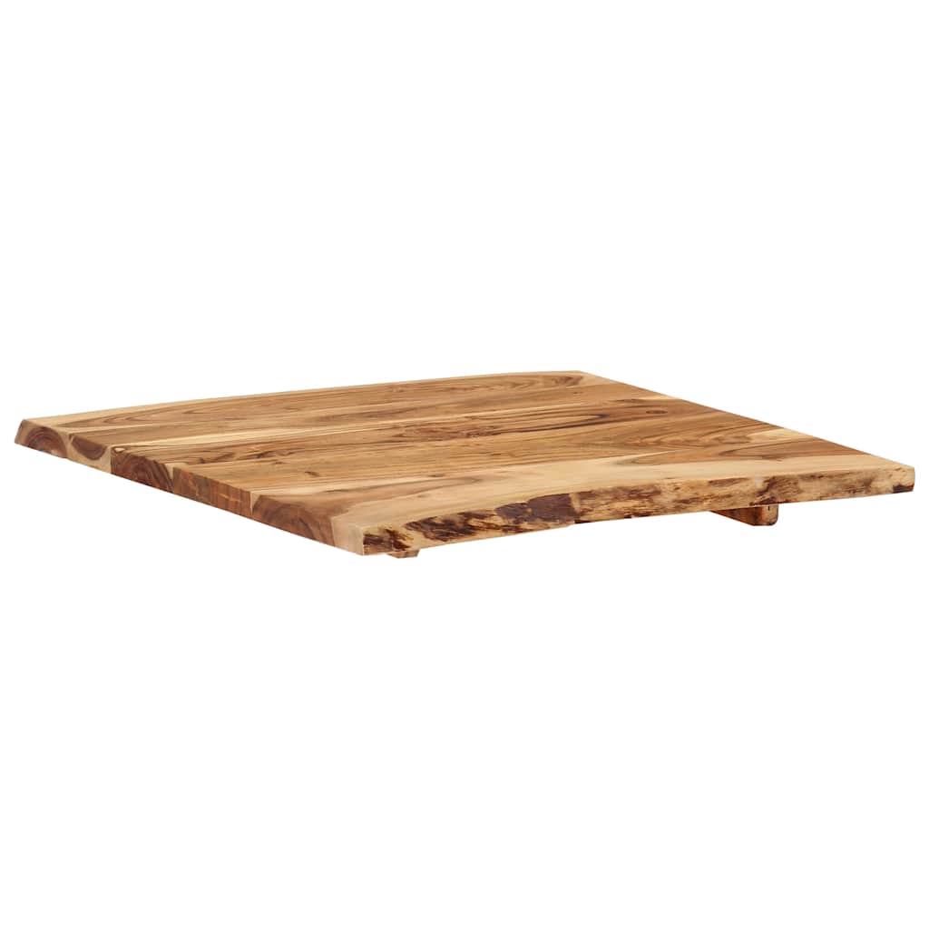 tömör akácfa asztallap 58 x (50-60) x 2,5 cm