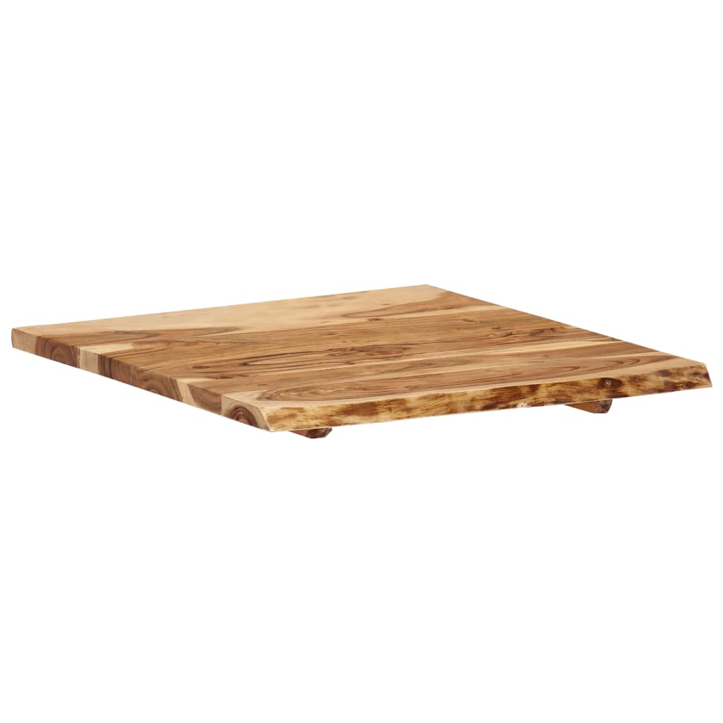 tömör akácfa asztallap 58 x (50-60) x 2,5 cm