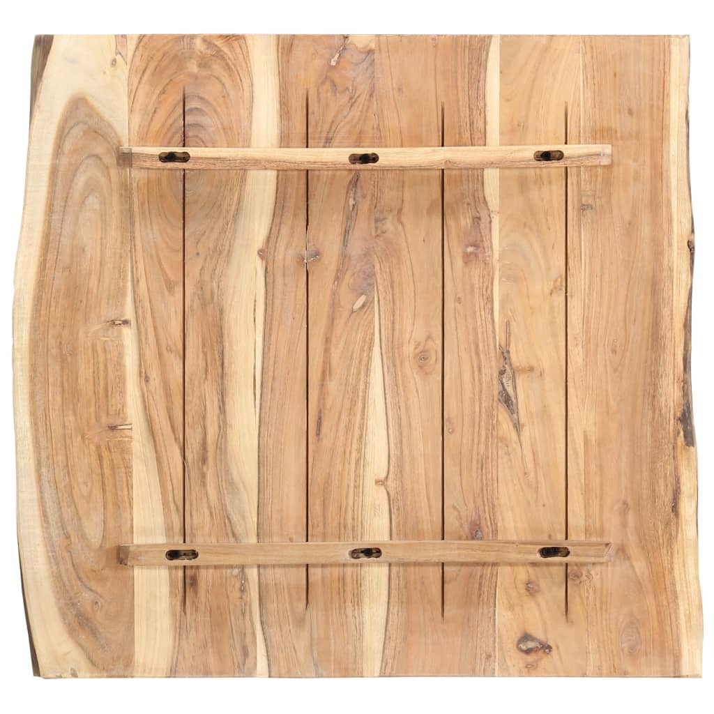 tömör akácfa asztallap 58 x (50-60) x 3,8 cm