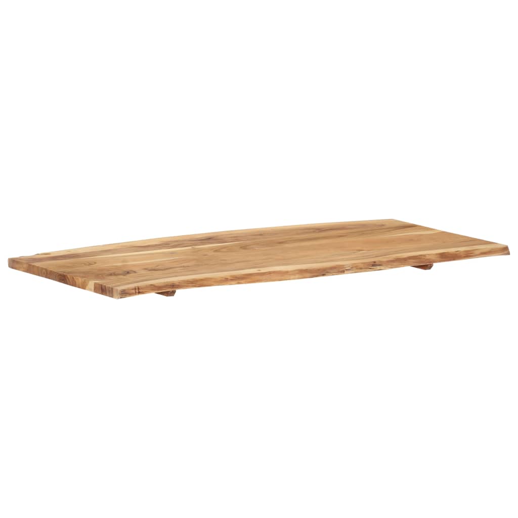 tömör akácfa asztallap 118 x (50-60) x 2,5 cm