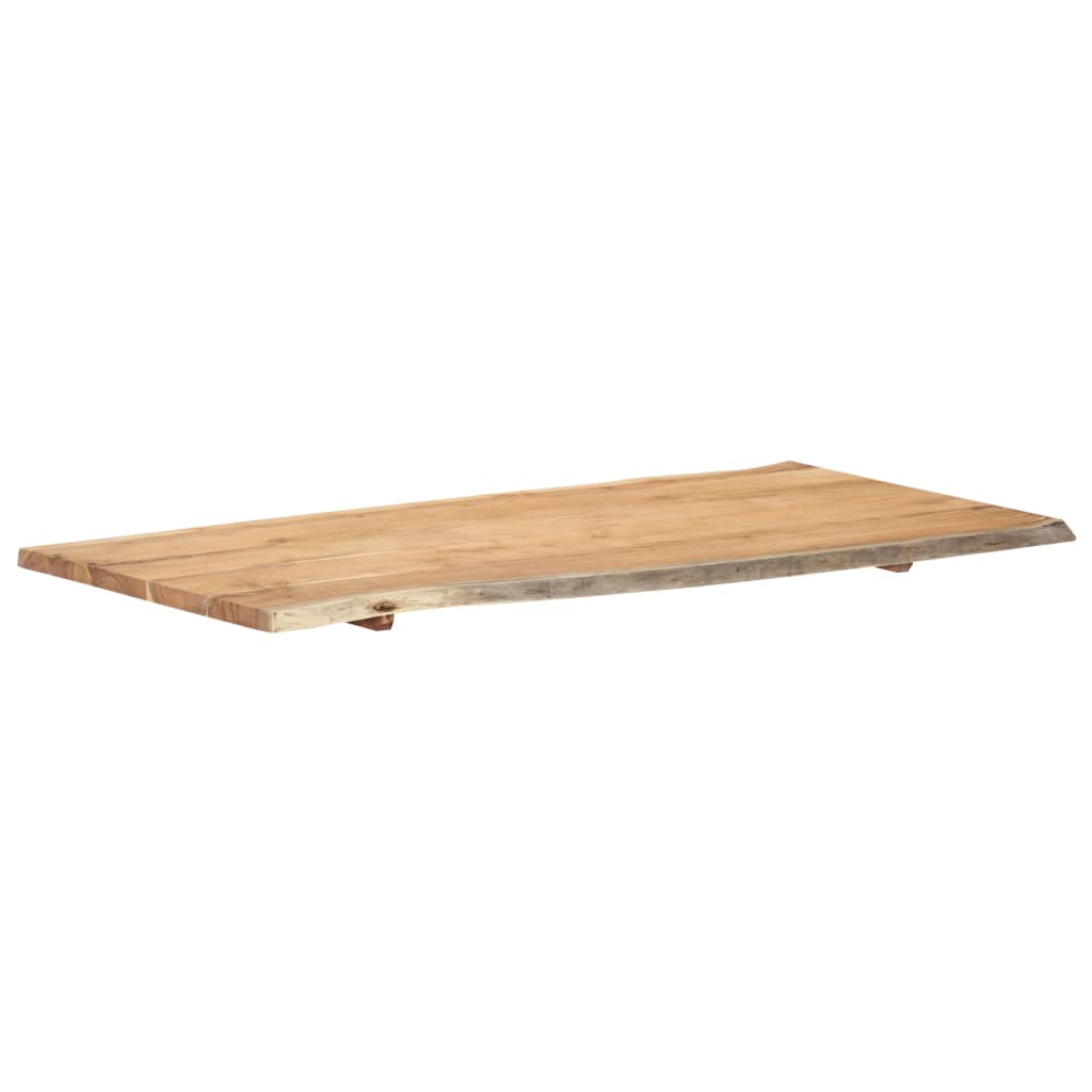 tömör akácfa asztallap 118 x (50-60) x 2,5 cm