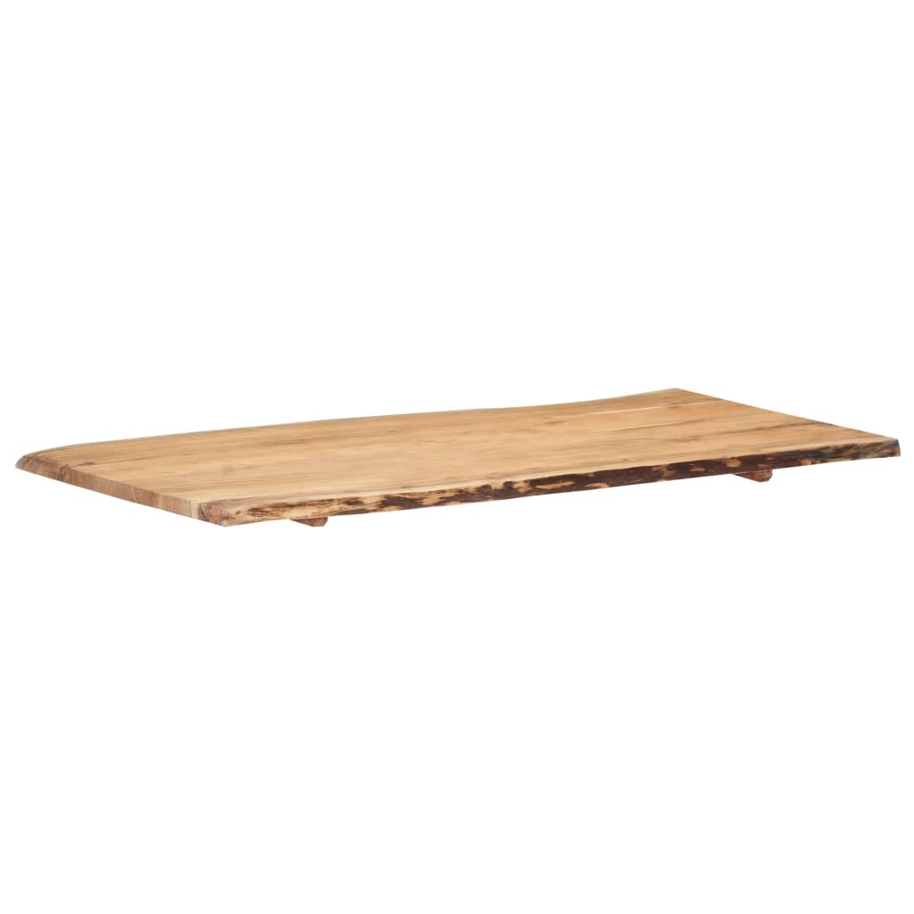 tömör akácfa asztallap 118 x (50-60) x 2,5 cm