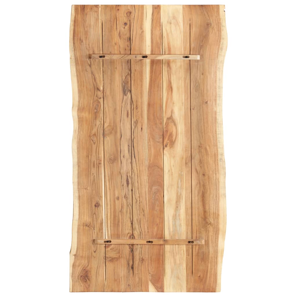 tömör akácfa asztallap 118 x (50-60) x 3,8 cm