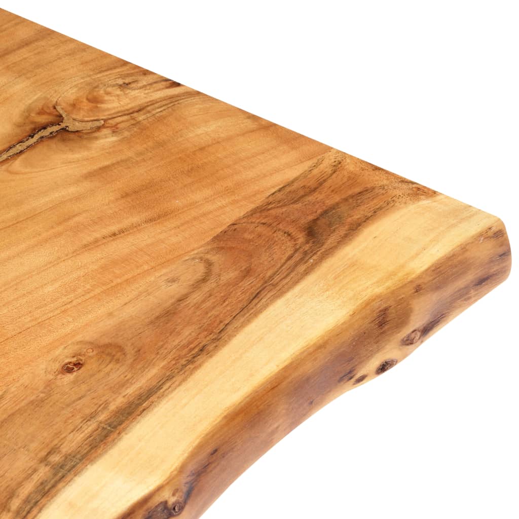 tömör akácfa asztallap 118 x (50-60) x 3,8 cm