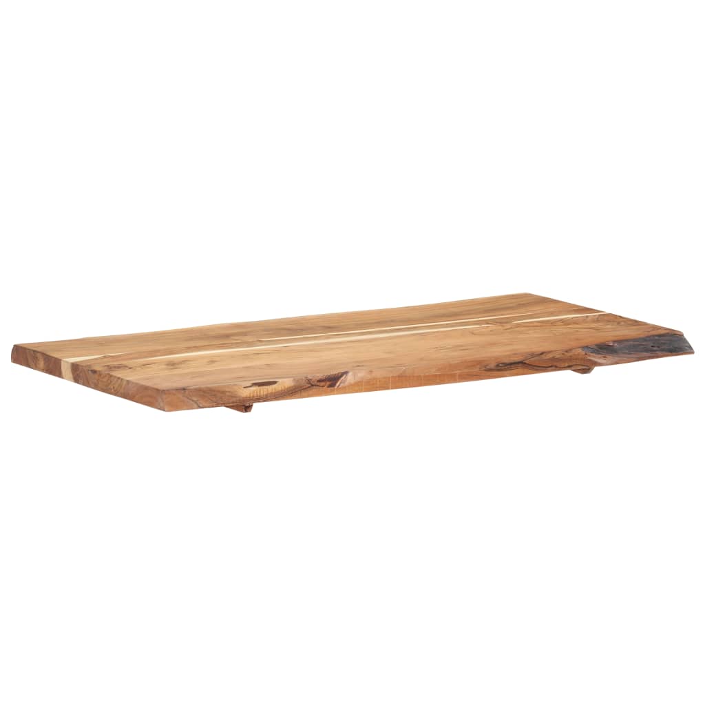 tömör akácfa asztallap 118 x (50-60) x 3,8 cm