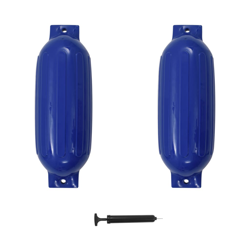 2 darab kék PVC csónak lökhárító 69 x 21,5 cm