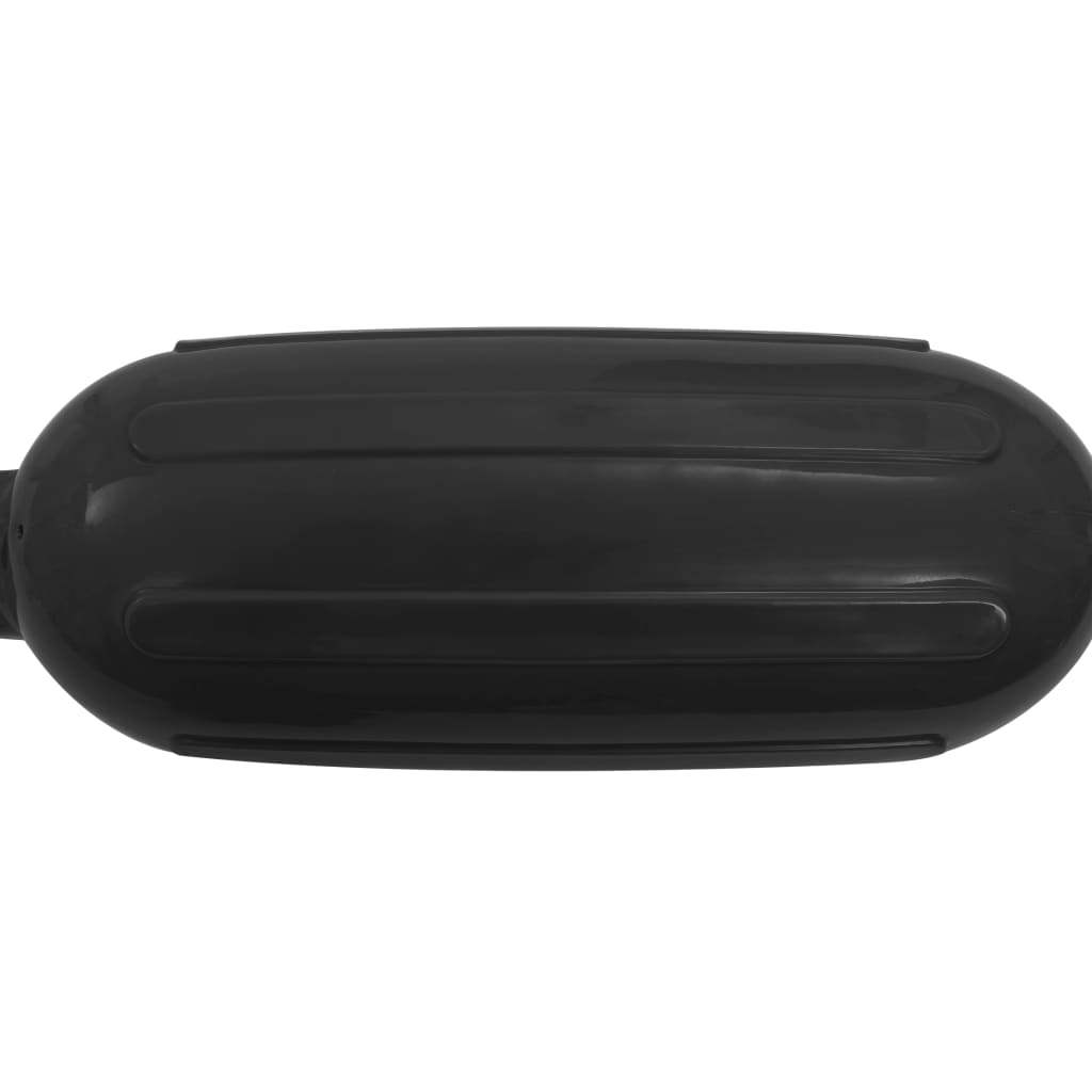4 darab fekete PVC csónak lökhárító 41 x 11,5 cm