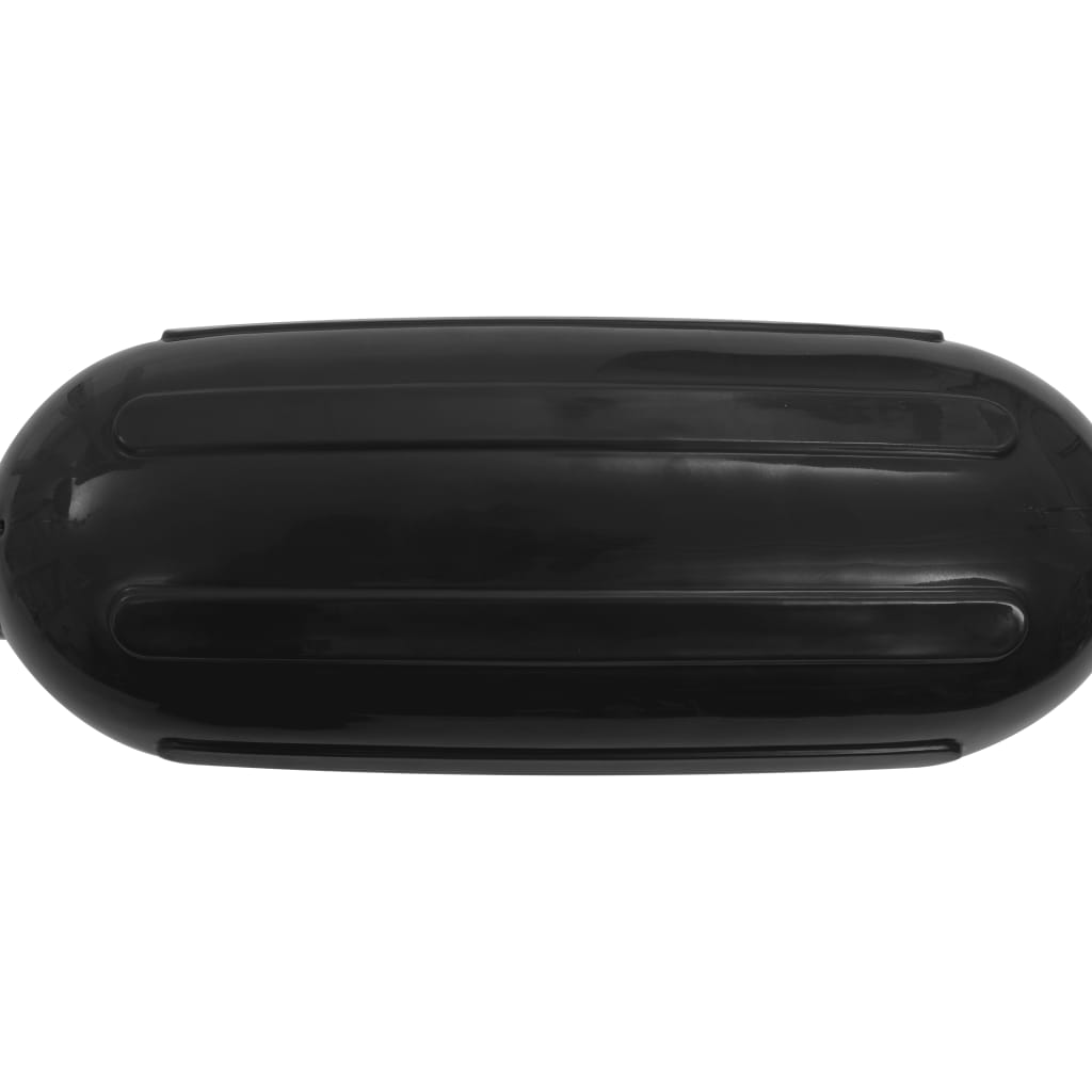 4 darab fekete PVC csónak lökhárító 58,5 x 16,5 cm