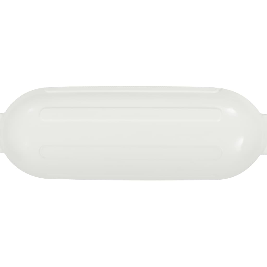 4 darab fehér PVC csónak lökhárító 41 x 11,5 cm