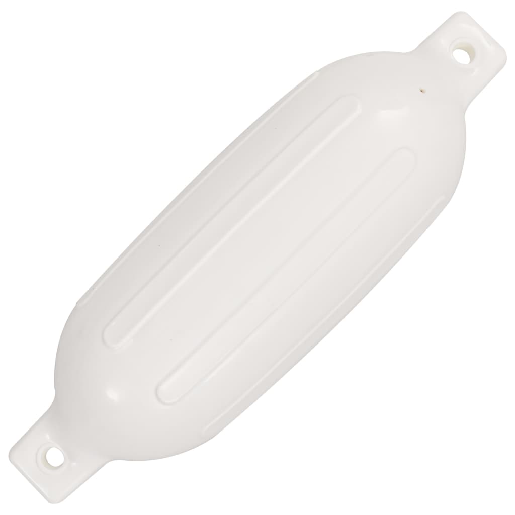 4 darab fehér PVC csónak lökhárító 58,5 x 16,5 cm
