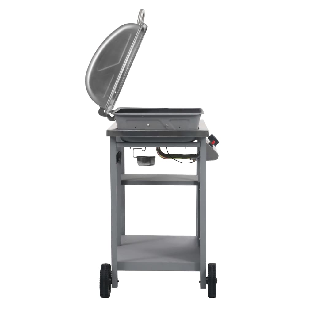 ezüst gáz grillező 3 szintes kisasztallal