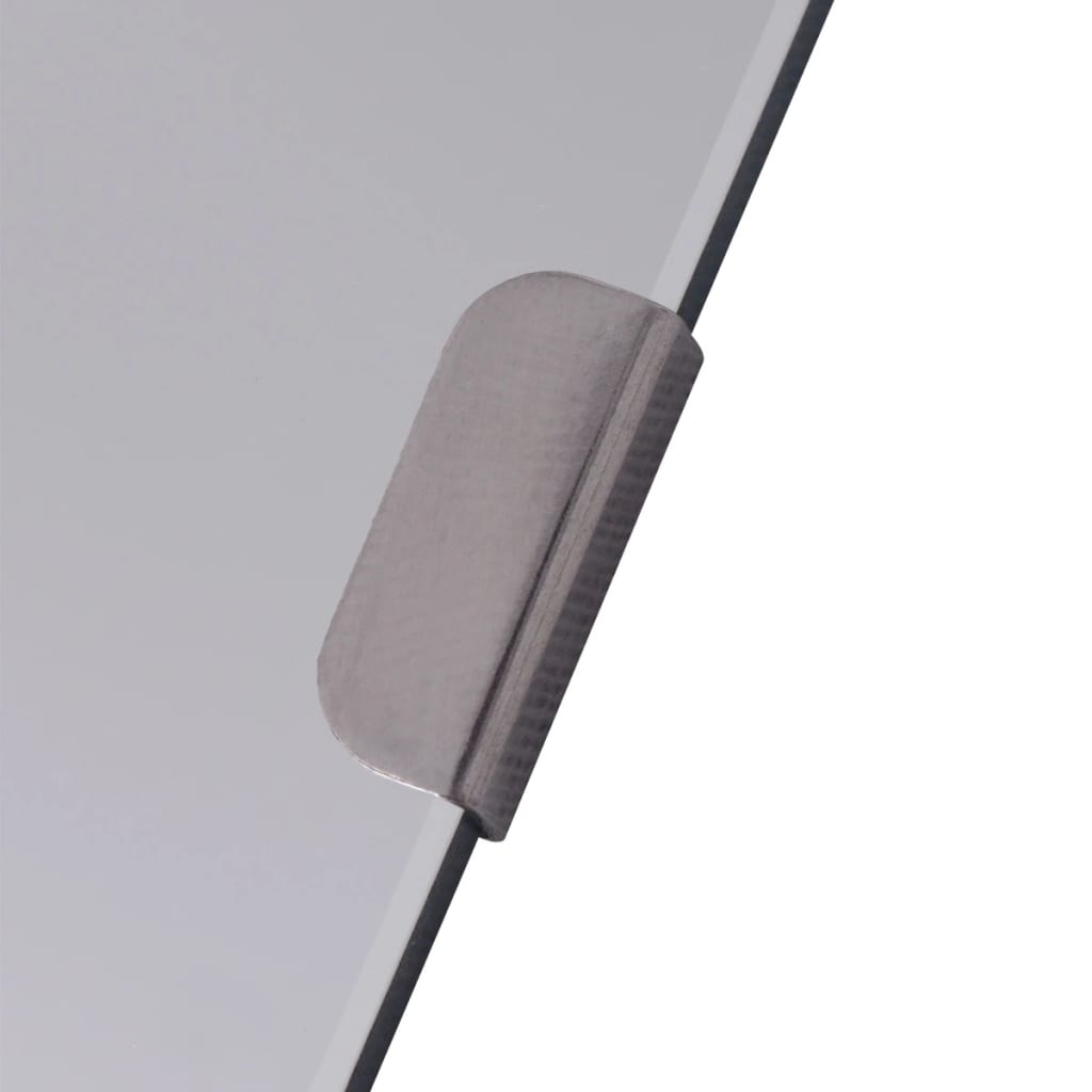 16 db keret nélküli üveg tükörcsempe 20,5 cm
