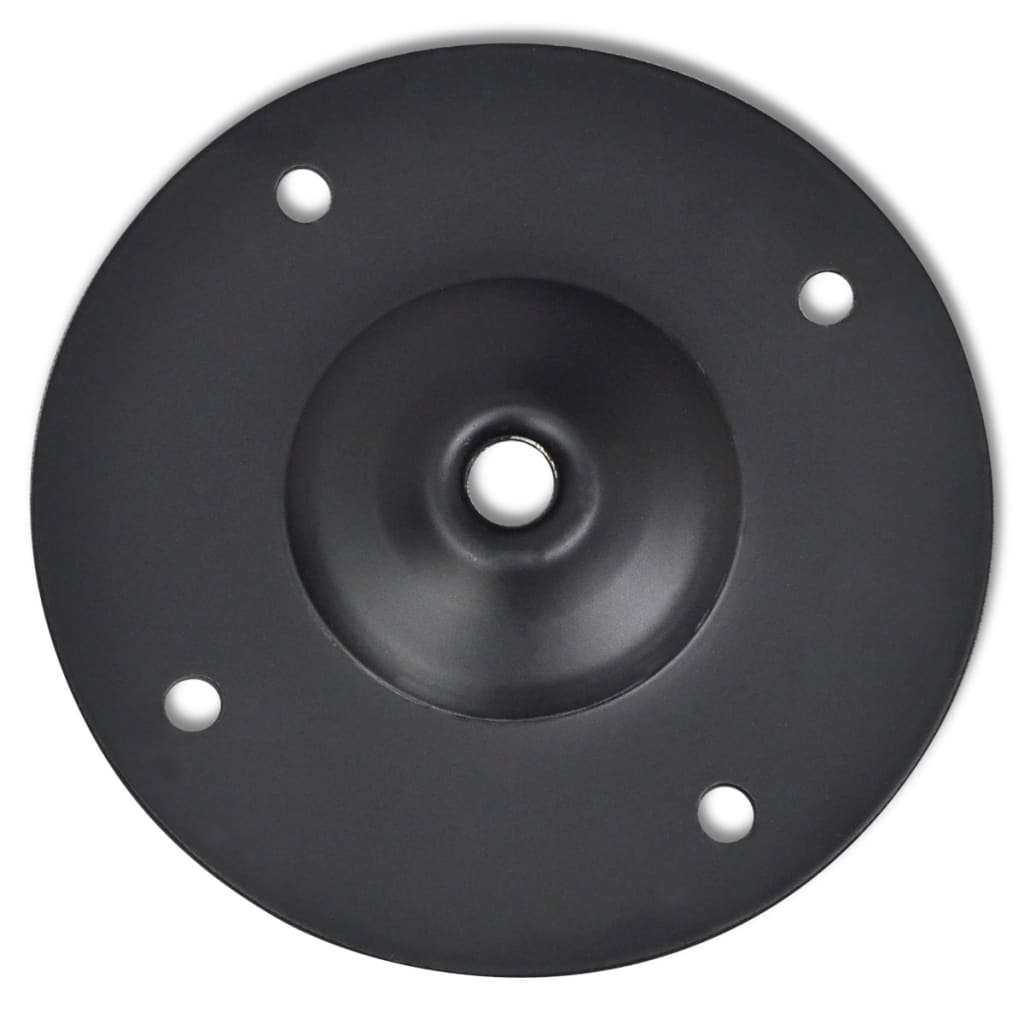 4 db fekete teleszkópos asztalláb 710 mm - 1100 mm