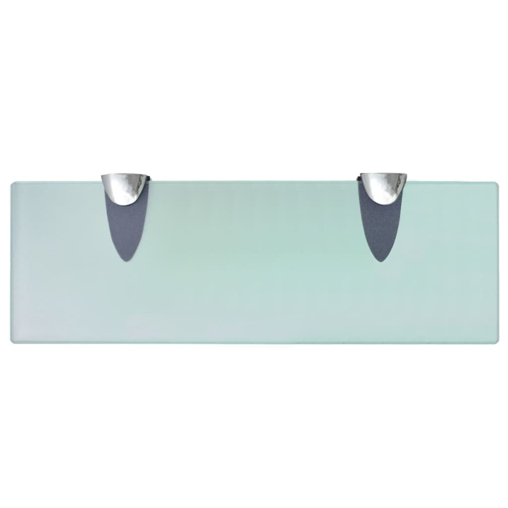 2 db lebegő üvegpolc 30 x 10 cm 8 mm