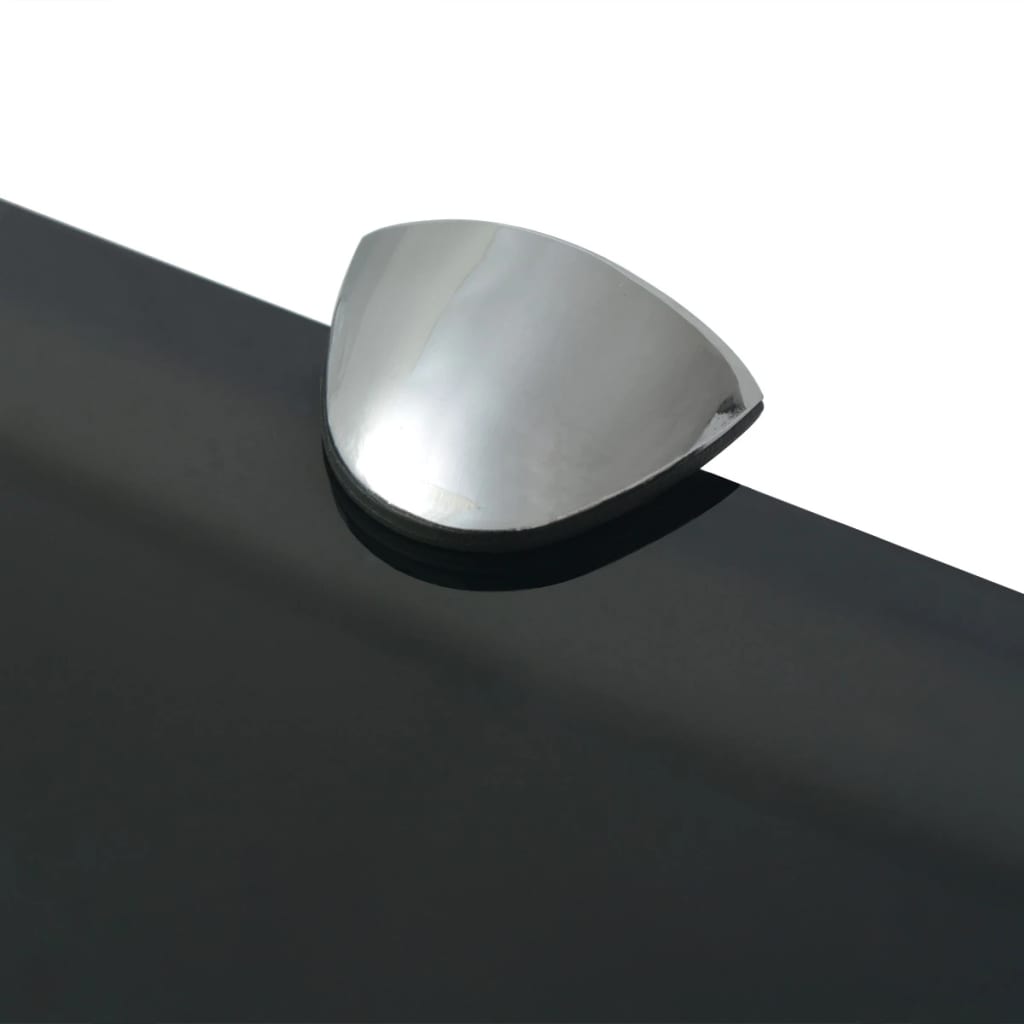 2 db lebegő üvegpolc 50 x 10 cm 8 mm