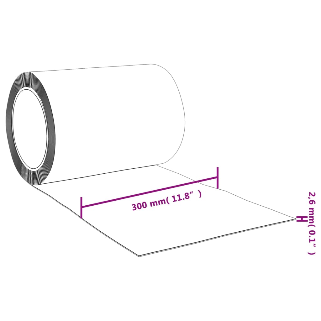 PVC szalagfüggönytekercs 2,6 mm x 300 mm 25 m