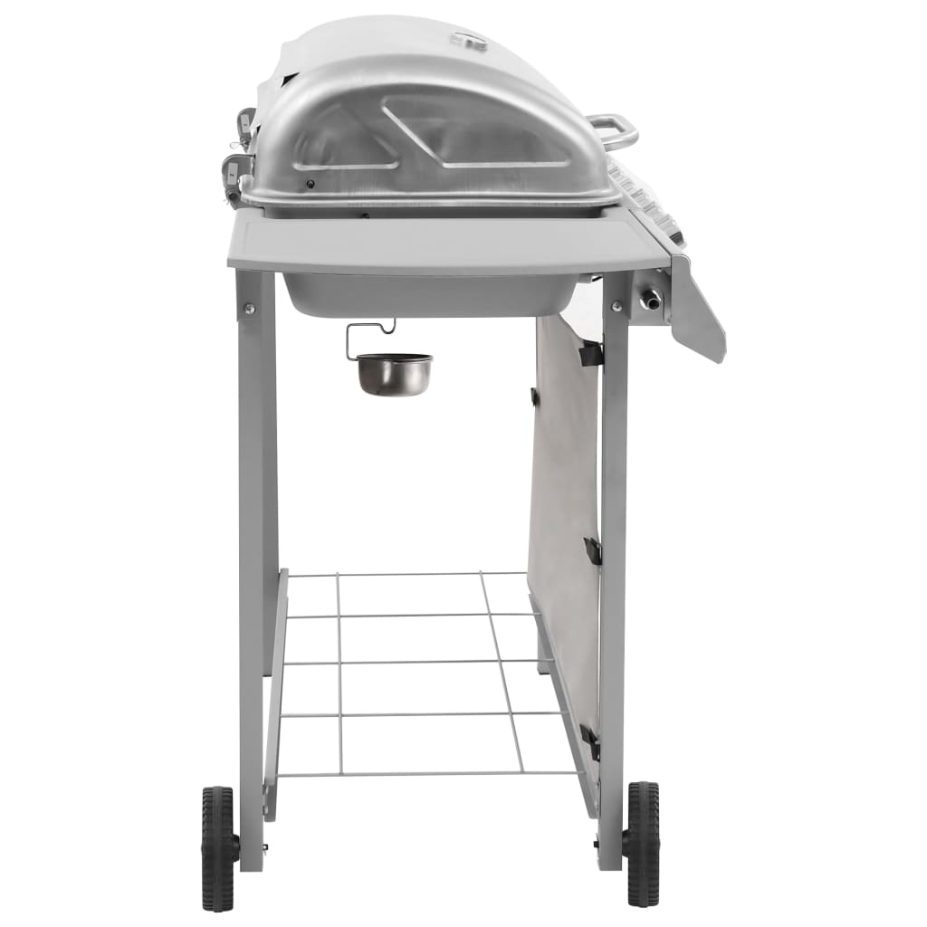 ezüst gáz grillsütő 6 égővel