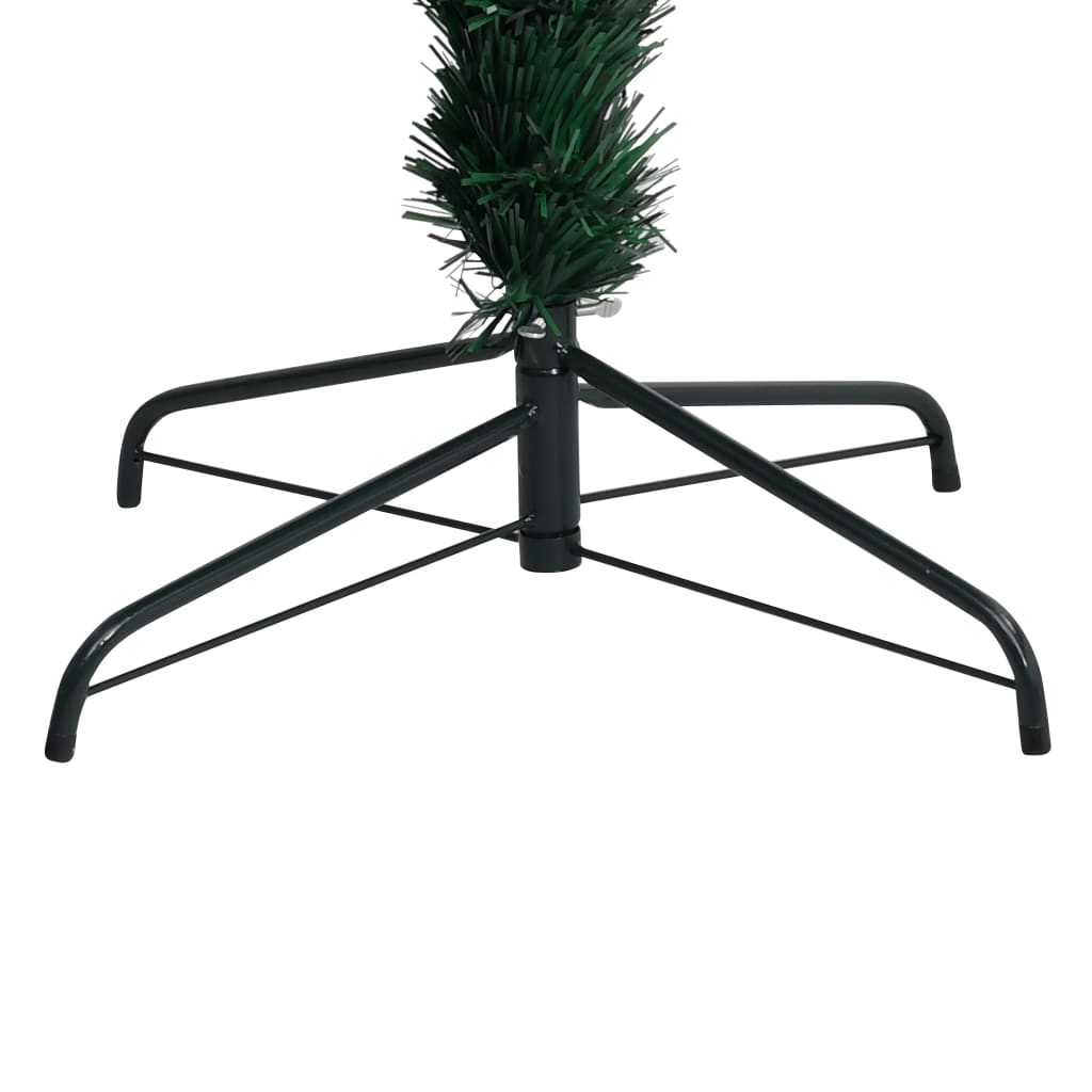 zöld száloptikás műkarácsonyfa állvánnyal 120 cm