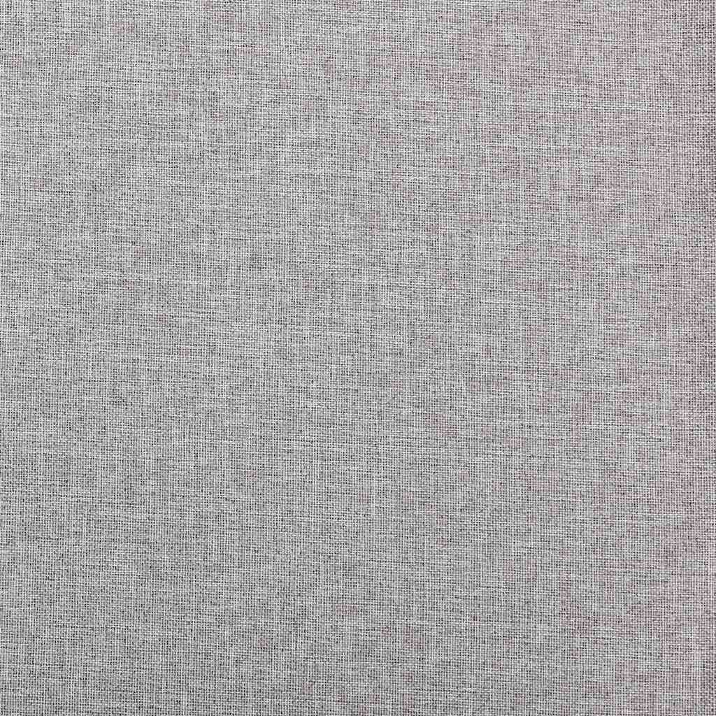 2 db szürke, vászonhatású sötétítőfüggöny fűzőkarikával 140 x 245 cm