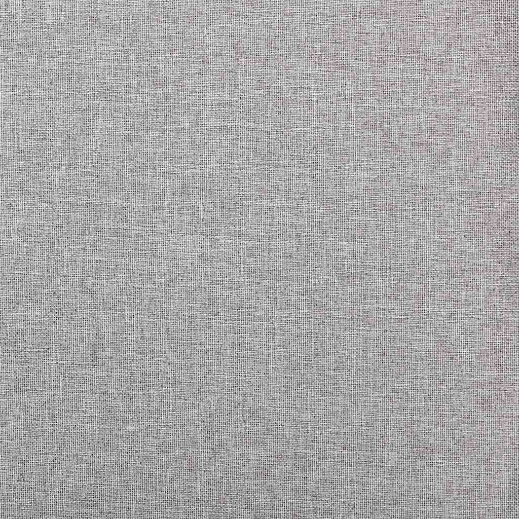 szürke vászonhatású sötétítőfüggöny fűzőkarikával 290 x 245 cm
