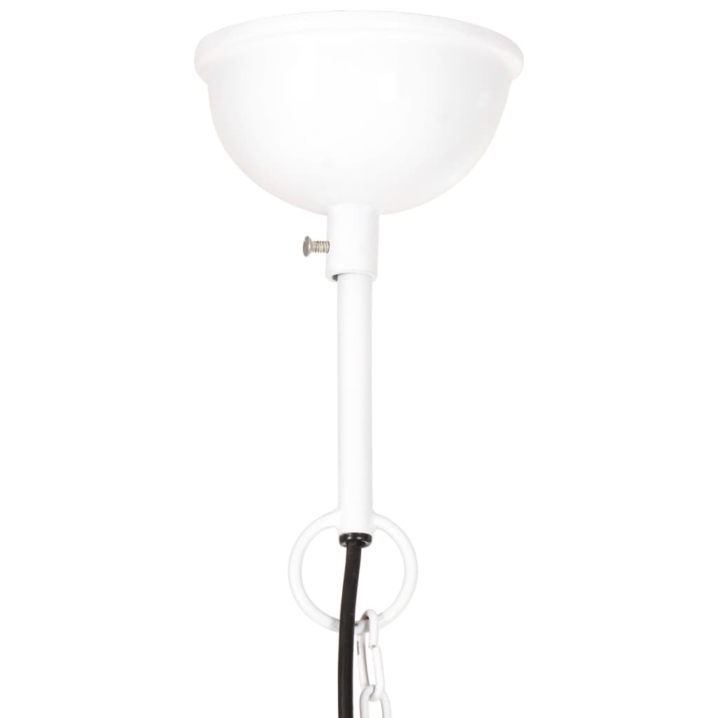 kerek fehér ipari függőlámpa 25 W 40 cm E27