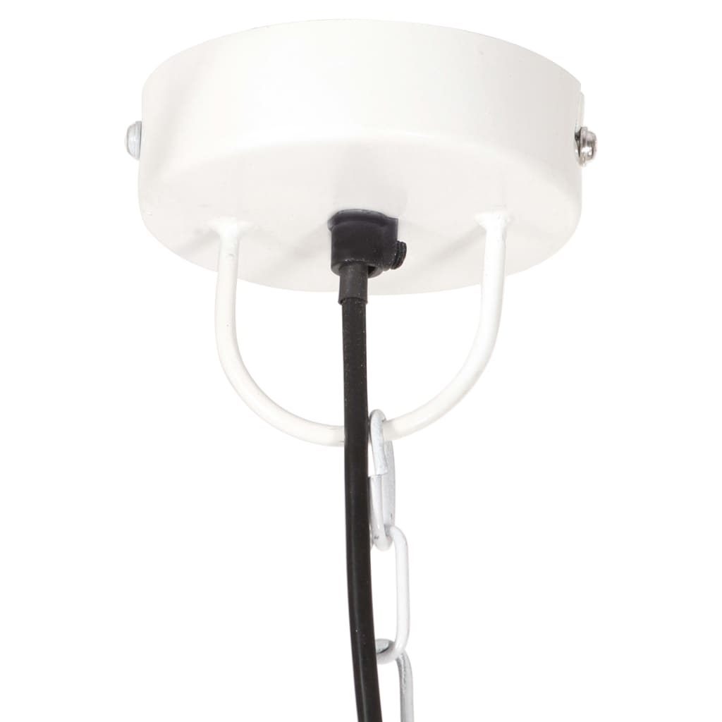 kerek fehér ipari függőlámpa 25 W 30 cm E27