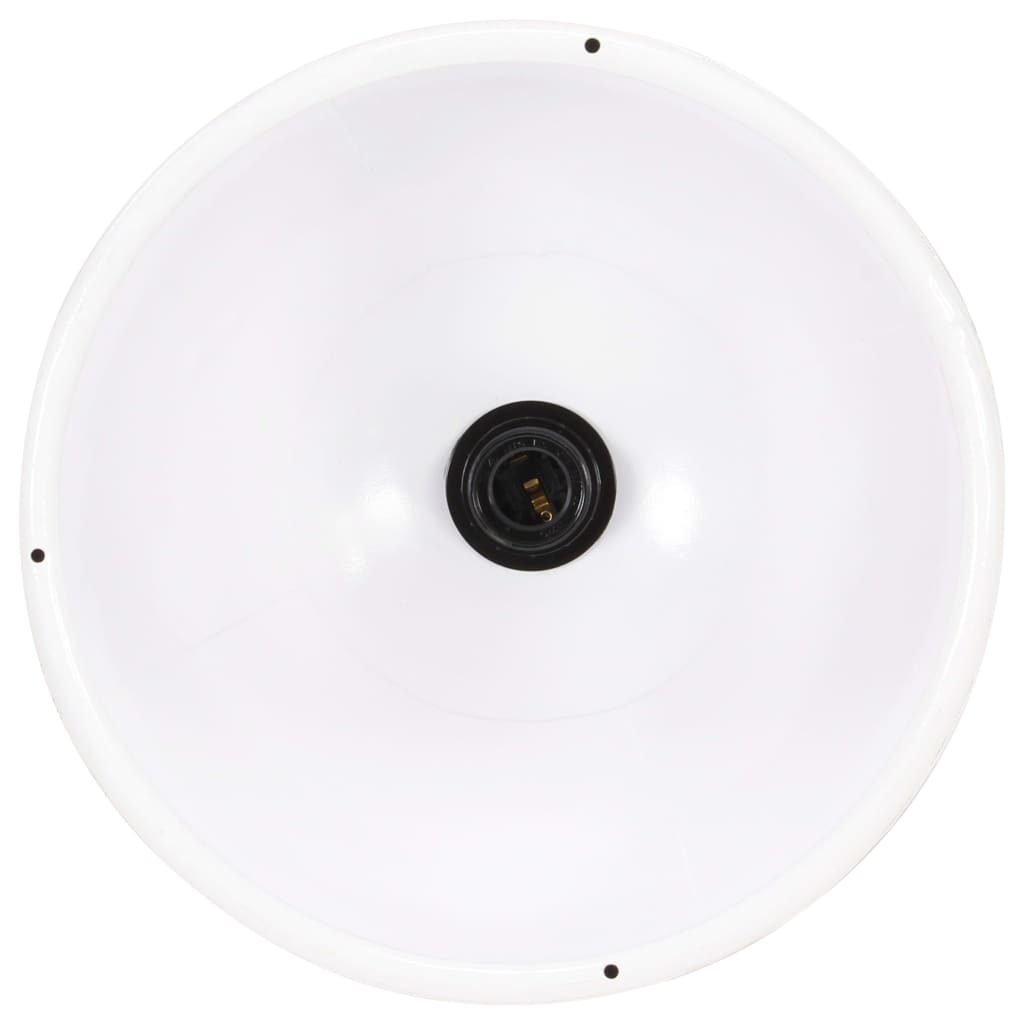 kerek fehér ipari függőlámpa 25 W 30 cm E27