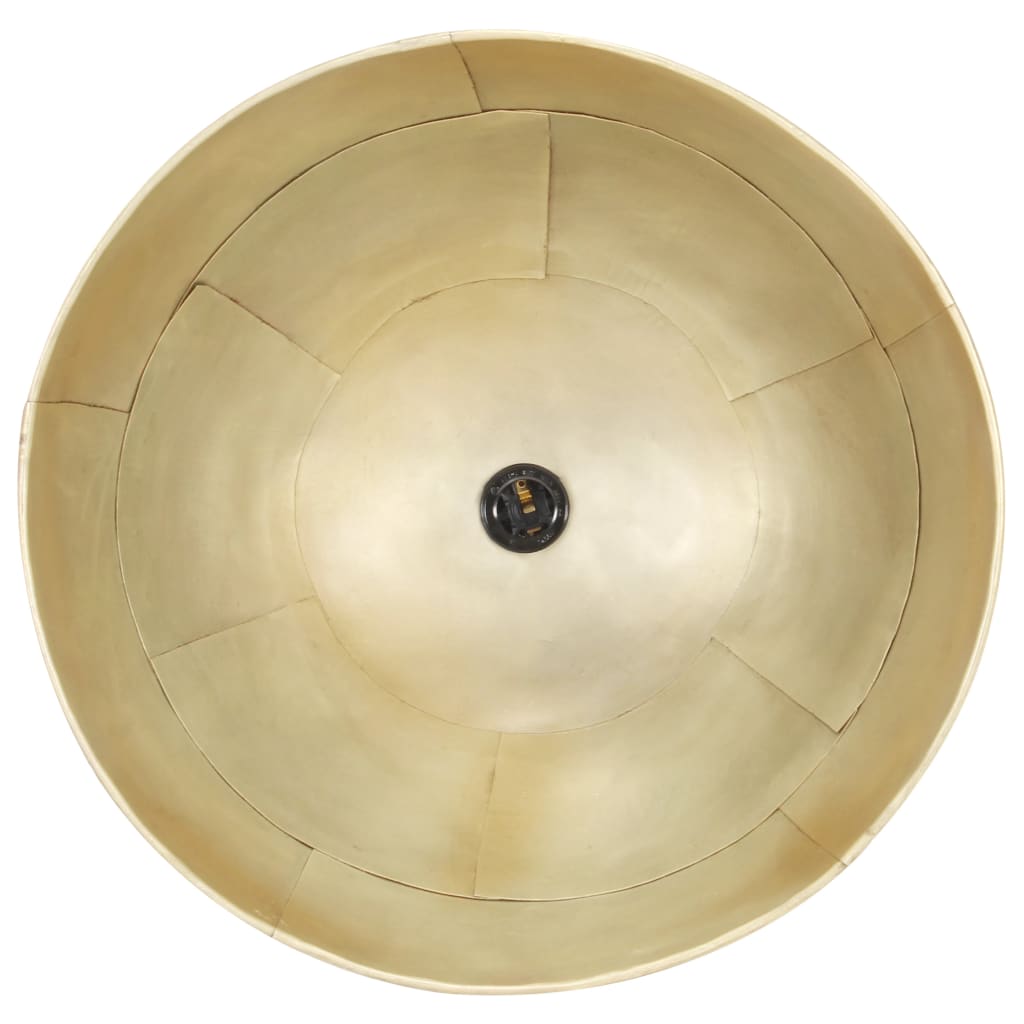 kerek sárgaréz ipari függőlámpa 25 W 41 cm E27