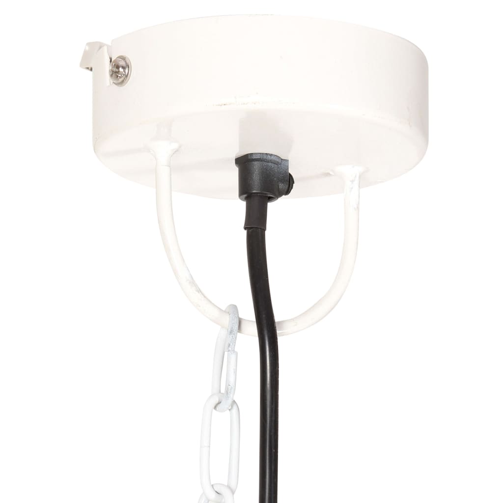 kerek fehér ipari vintage függőlámpa 25 W 31 cm E27