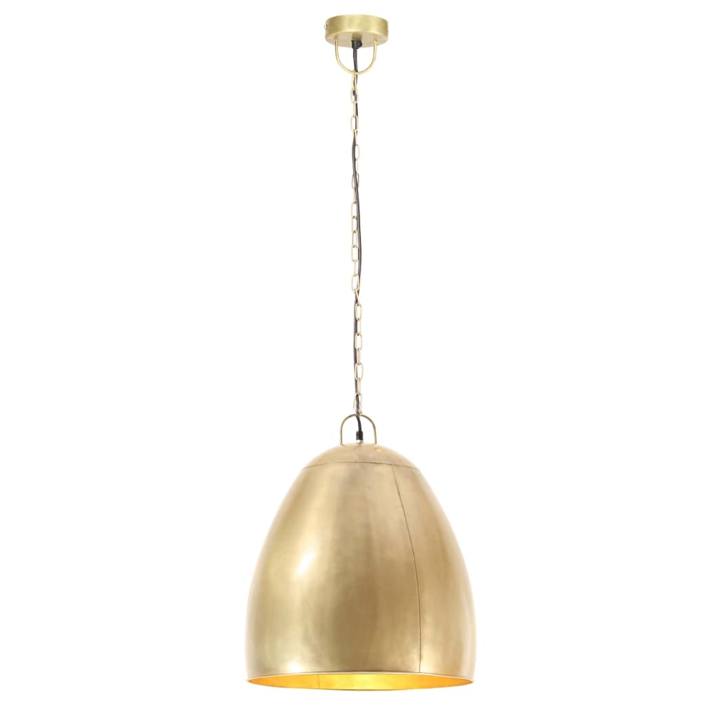 kerek sárgaréz ipari függőlámpa 25 W 42 cm E27