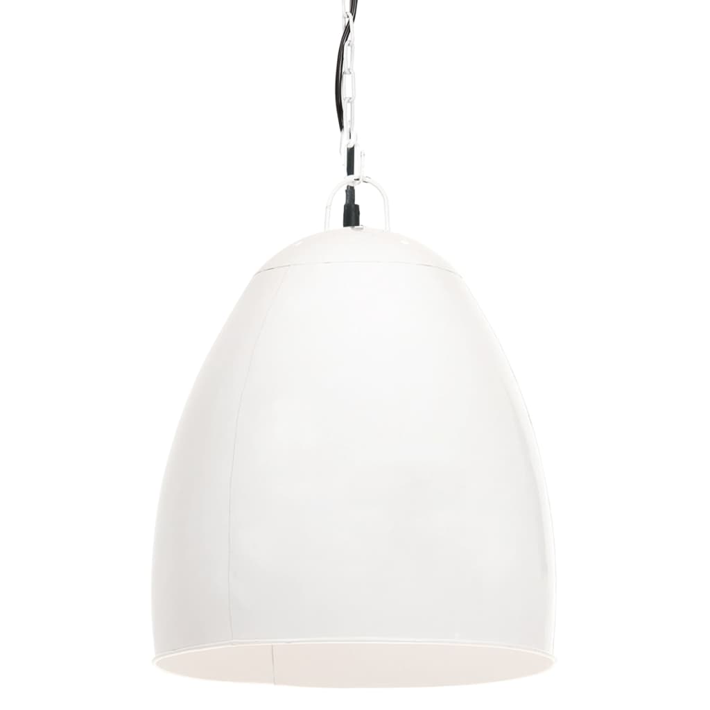 kerek fehér ipari függőlámpa 25 W 42 cm E27