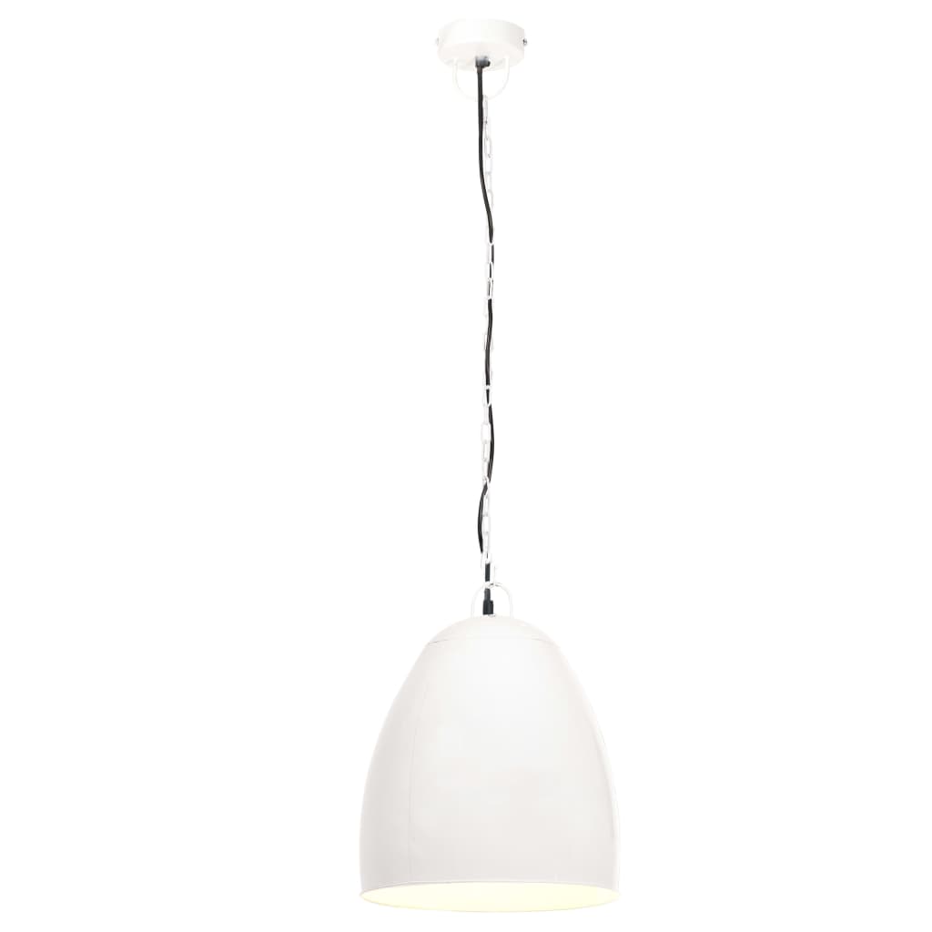 kerek fehér ipari függőlámpa 25 W 42 cm E27