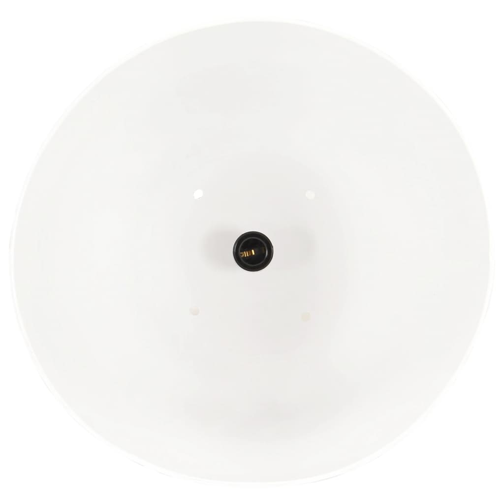 kerek fehér ipari függőlámpa 25 W 42 cm E27