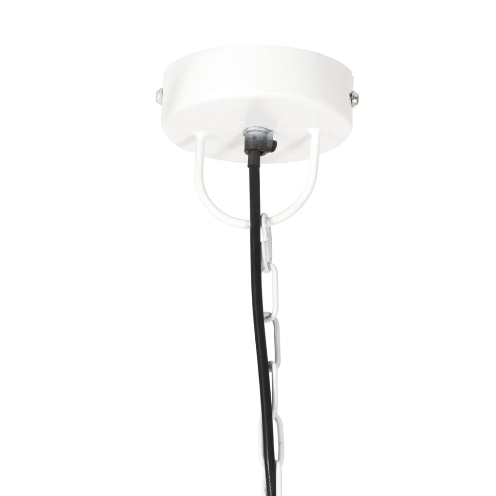 kerek fehér ipari függőlámpa 25 W 42 cm E27