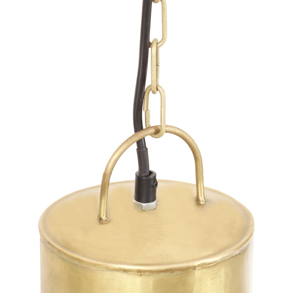 kerek sárgaréz függőlámpa 25 W 48 cm E27